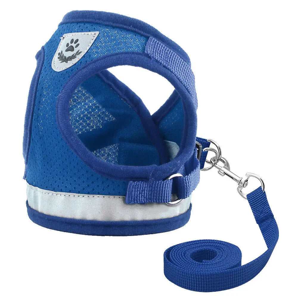 PawPlanet™ SoftGuard – Reflektierendes Geschirr mit Leine für kleine Hunde & Katzen