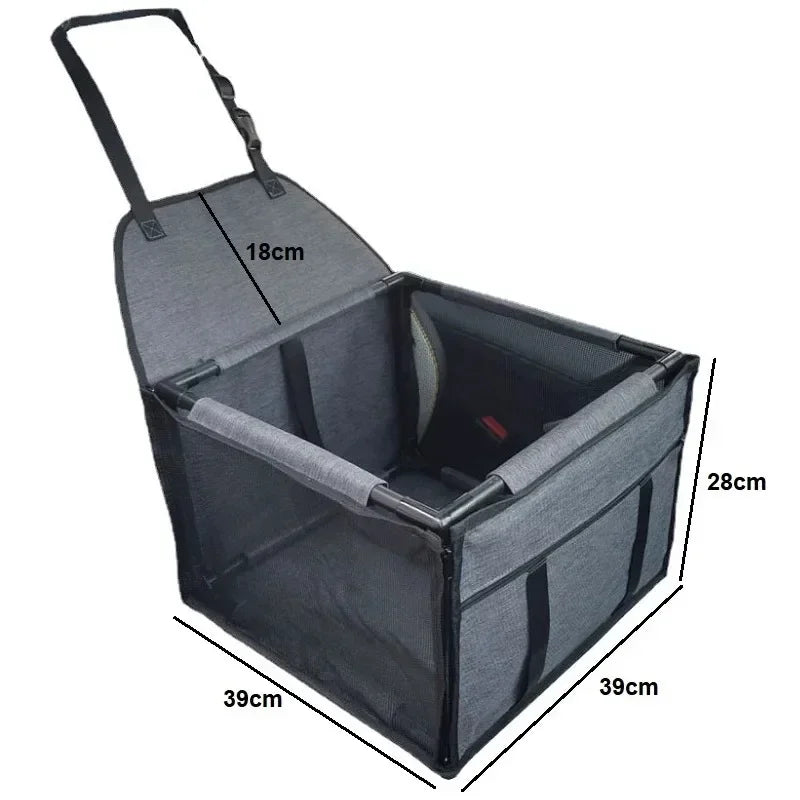 PawPlanet SafeRide – Wasserdichter Auto-Sitzkorb