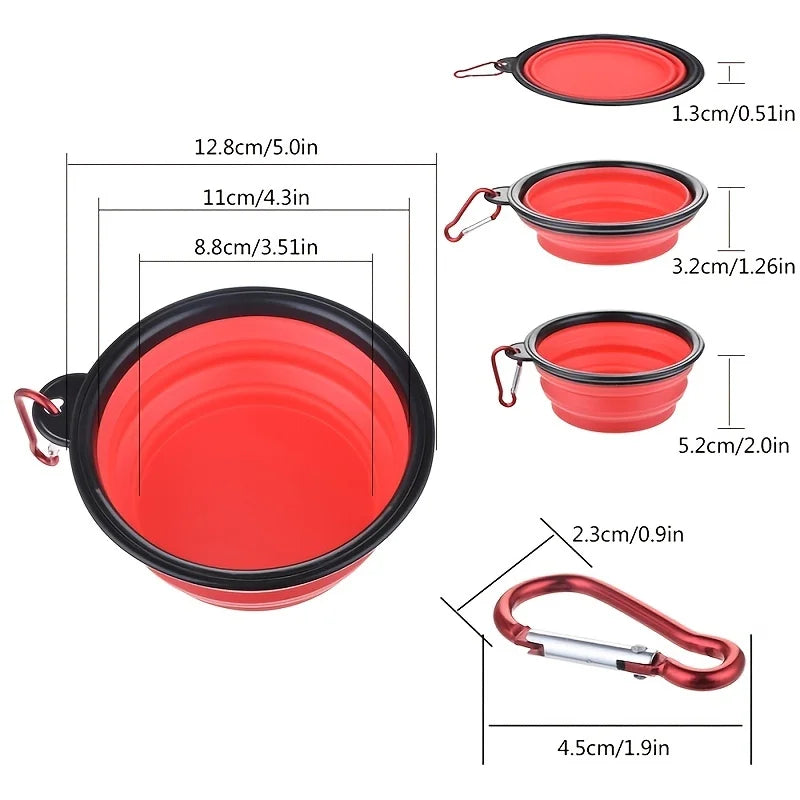 PawPlanet FlexiBowl – Faltbarer Reise-Napf