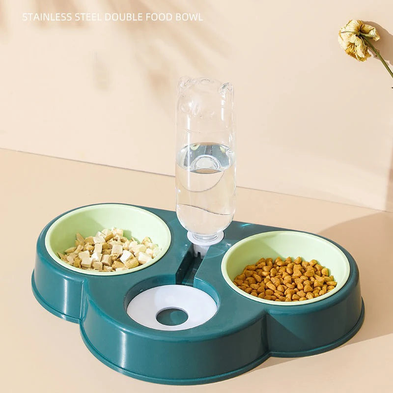 PawPlanet™ FlowBowl – 3-in-1 Futterstation mit Wasserspender