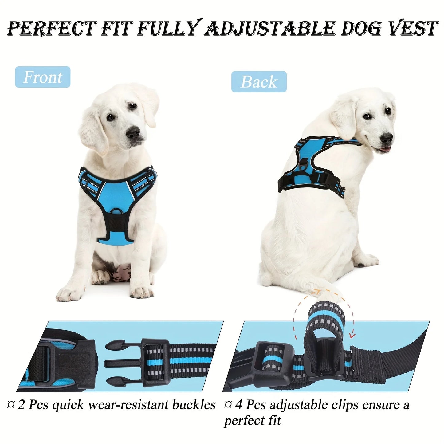 PawPlanet™ StaySafe – 3-in-1 Hundegeschirr mit Leine & Gassi-Beutelspender