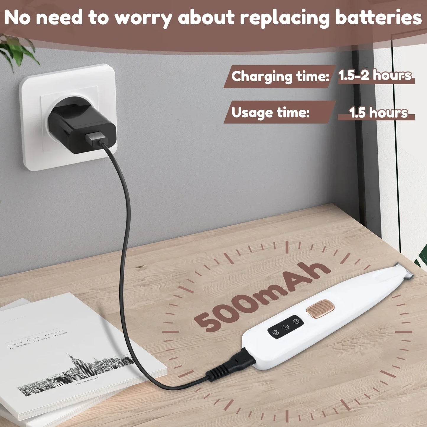 PawPlanet™ Trimi – Präzisionstrimmer mit LED-Licht