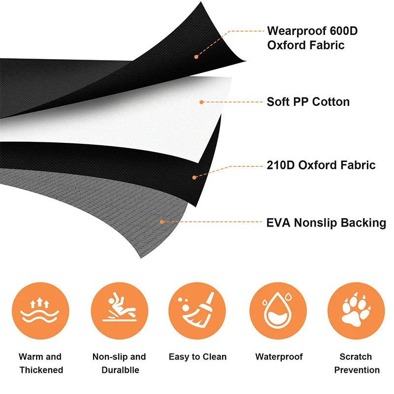 PawPlanet RideGuard – Wasserdichte Rücksitz-Hängematte