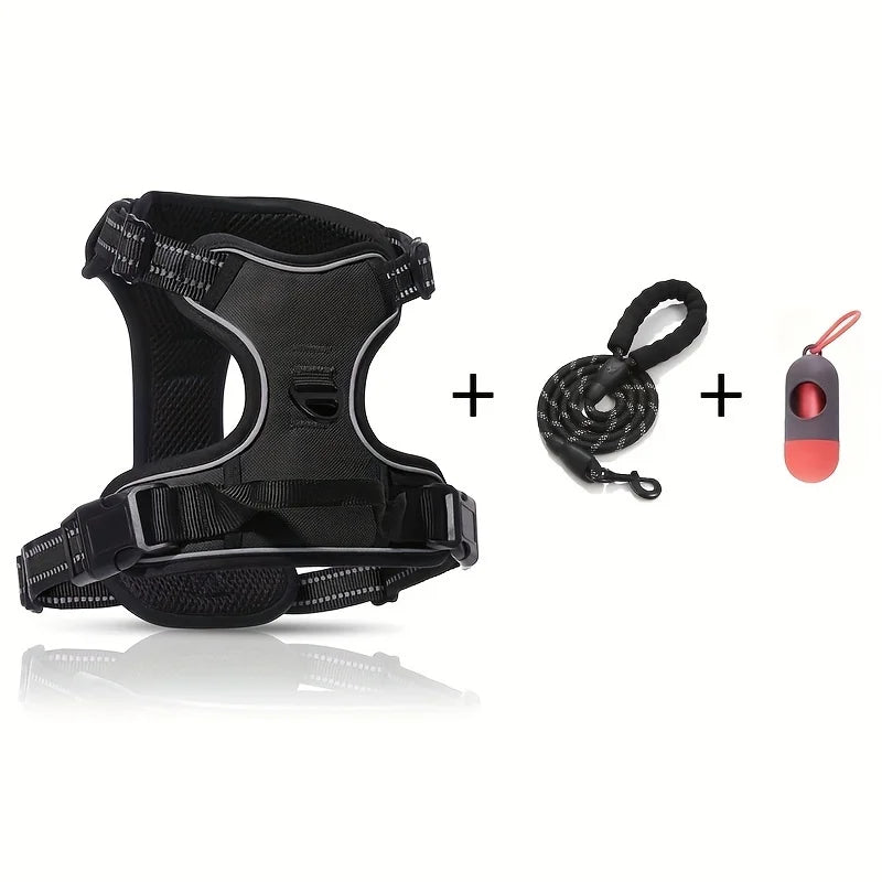 PawPlanet™ StaySafe – 3-in-1 Hundegeschirr mit Leine & Gassi-Beutelspender