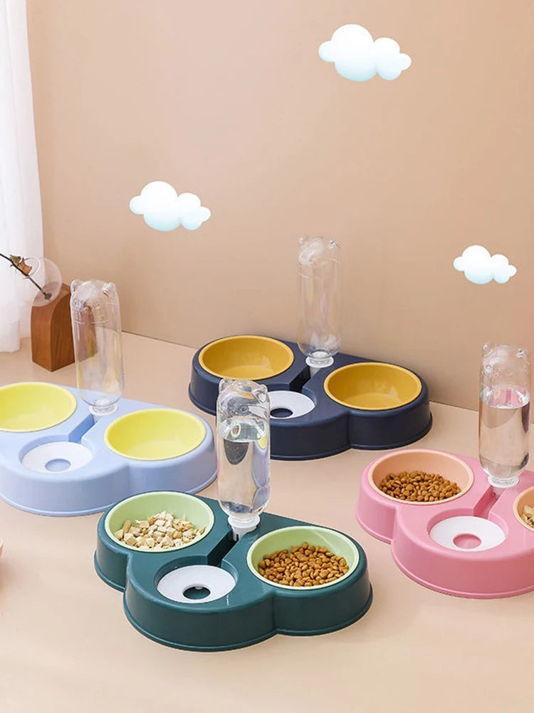 PawPlanet™ FlowBowl – 3-in-1 Futterstation mit Wasserspender