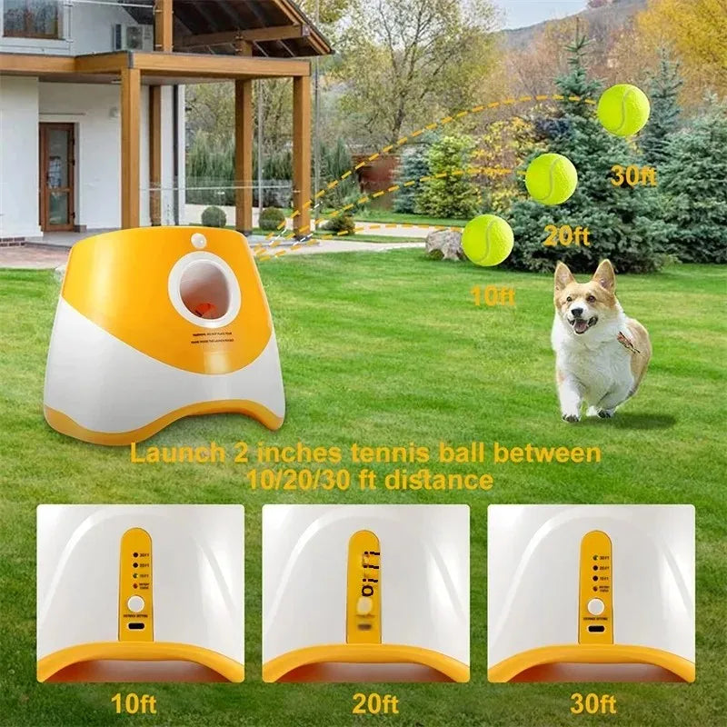 PawPlanet™ PlayMate Pro – Automatischer Ballwerfer für Hunde