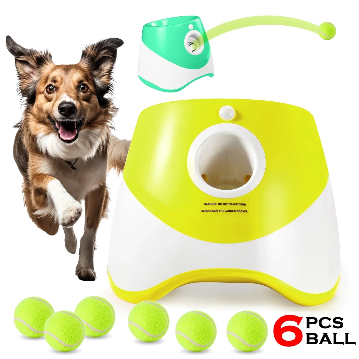 PawPlanet™ PlayMate Pro – Automatischer Ballwerfer für Hunde