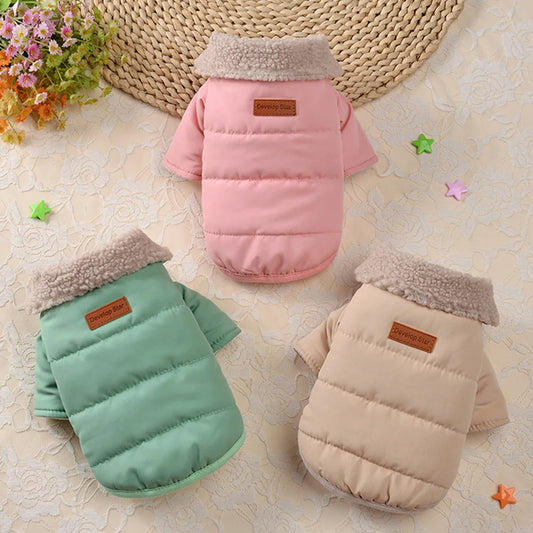 PawPlanet™ Snuggi – Warme Winterjacke mit Fellkragen