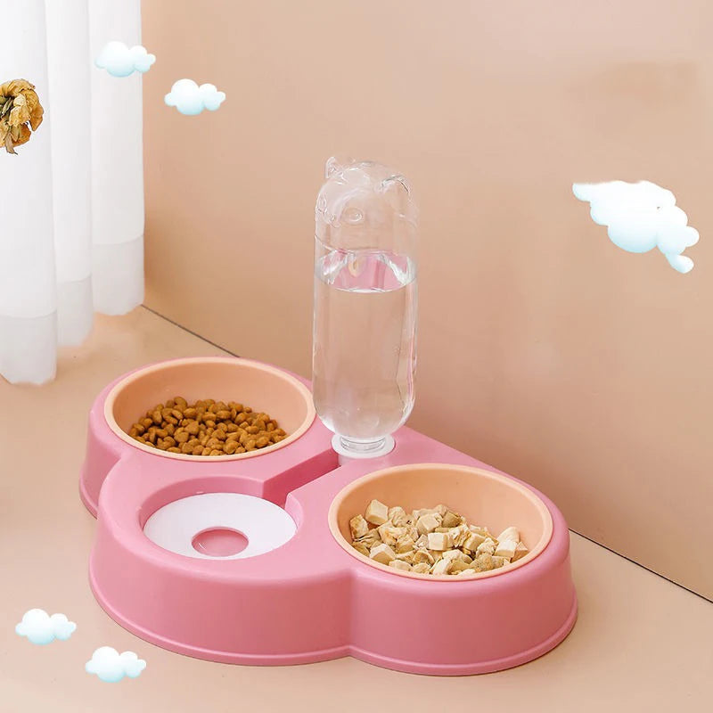 PawPlanet™ FlowBowl – 3-in-1 Futterstation mit Wasserspender
