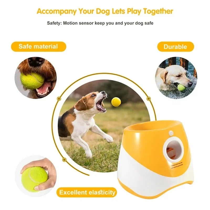 PawPlanet™ PlayMate Pro – Automatischer Ballwerfer für Hunde
