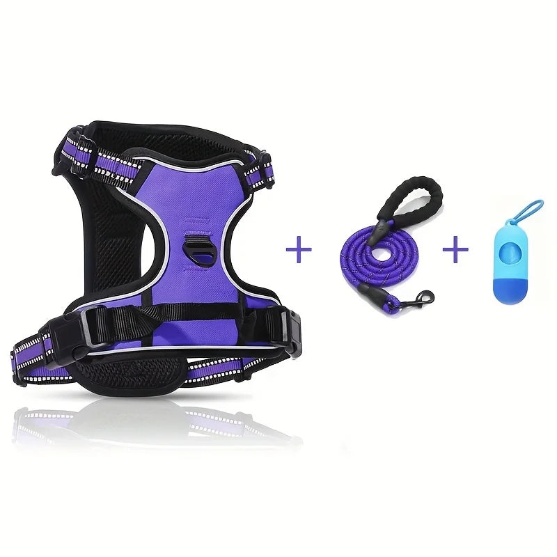 PawPlanet™ StaySafe – 3-in-1 Hundegeschirr mit Leine & Gassi-Beutelspender