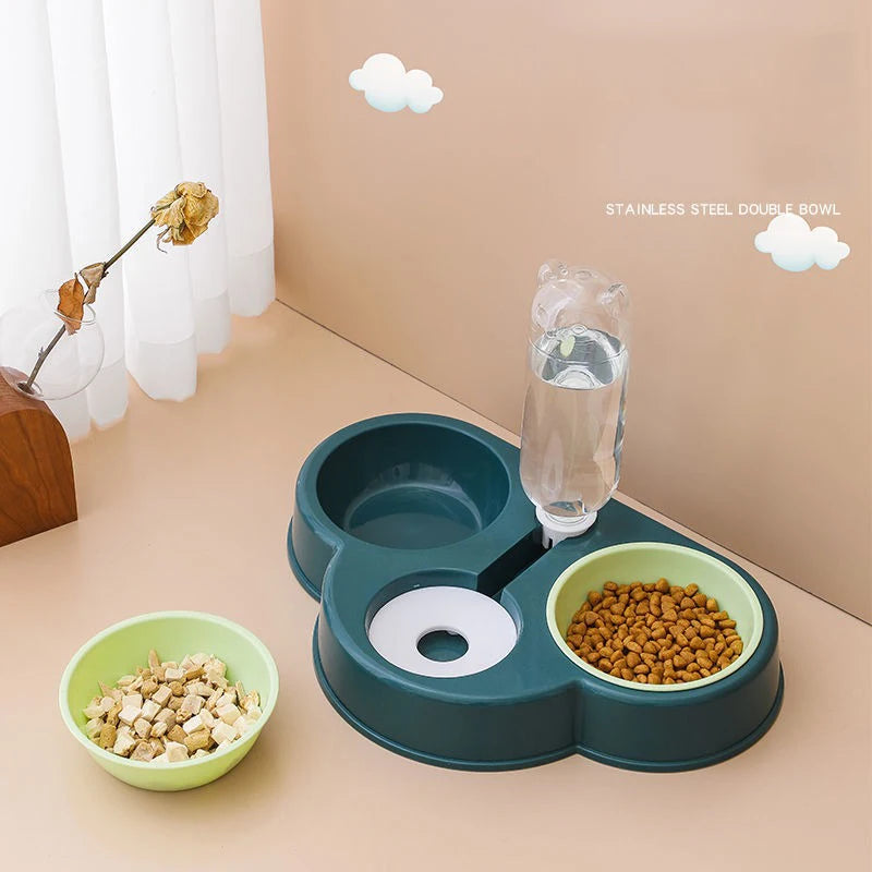PawPlanet™ FlowBowl – 3-in-1 Futterstation mit Wasserspender
