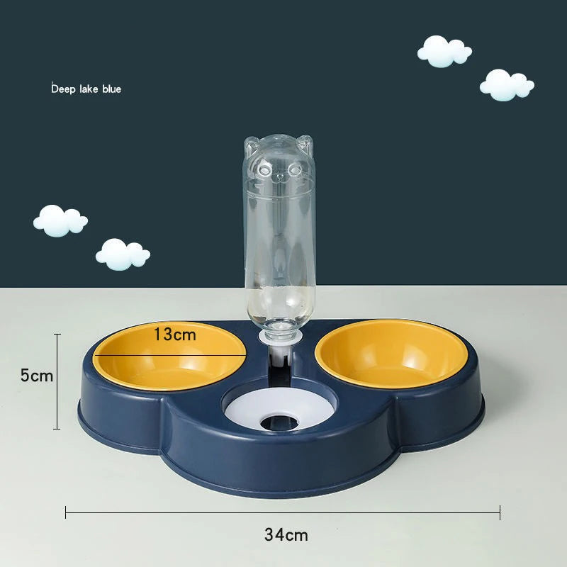 PawPlanet™ FlowBowl – 3-in-1 Futterstation mit Wasserspender